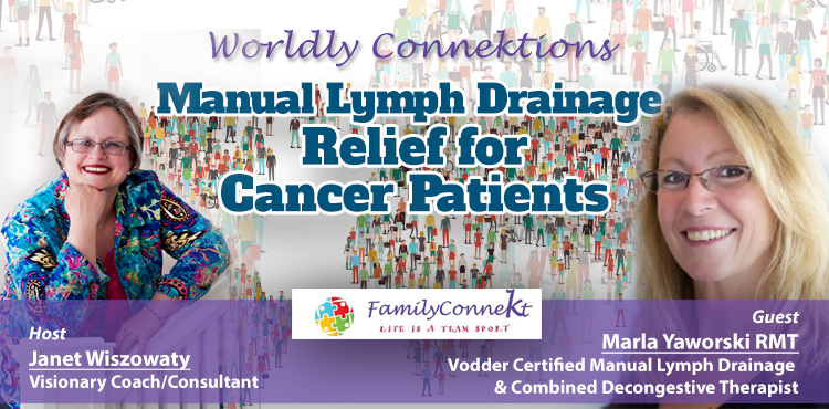 Manual Lymph Drainage, Cancer Patient Relief -Worldly Connektions Ep32 Cover